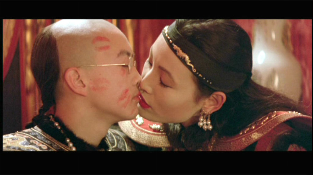 Joan Chen kissing in the last emperor